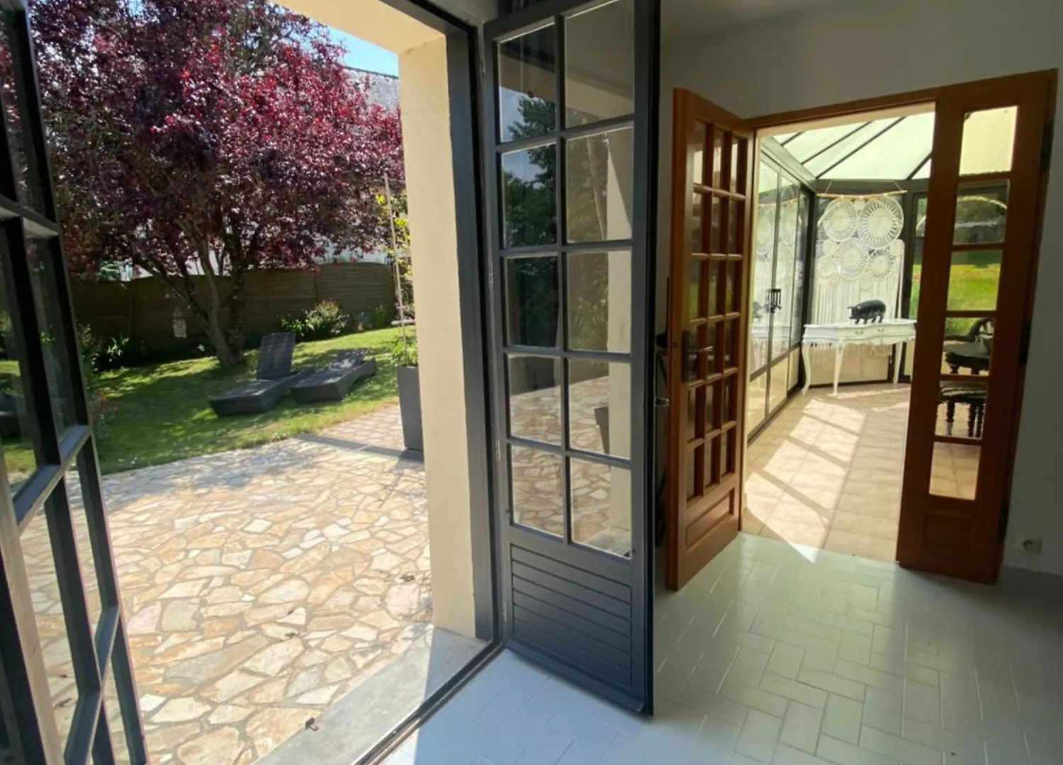 Maison Vue Rance Saint-Samson-sur-Rance 度假居